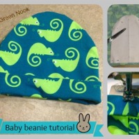 How to sew an easy baby hat